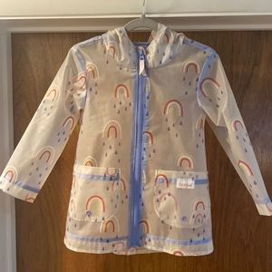 Child’s Cat & Jack raincoat size 4T in practically new condition